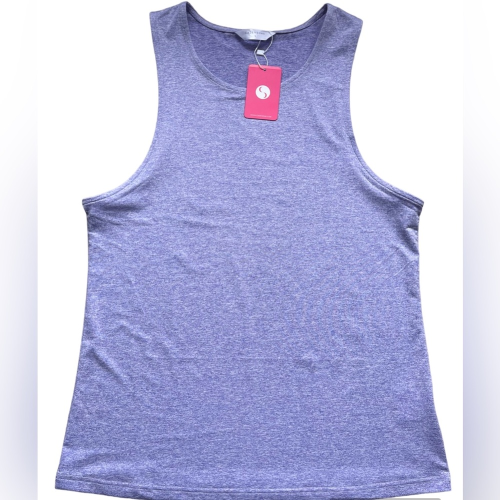 NWT Cadenshae Nursing Free ‘n Active Tank Top in Lilac Sz Small